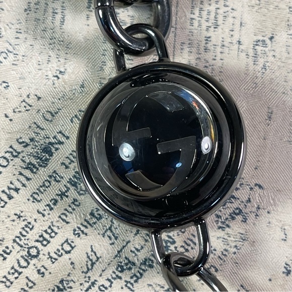 GUCCI Metallic Calfskin Galaxy Wristlet - Picture 10 of 13